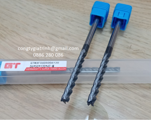 Dao phay Inox D6X50X120X4T