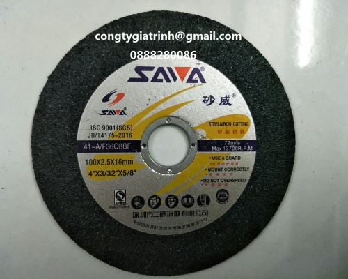 Đá cắt kim loại 100x2.5x16