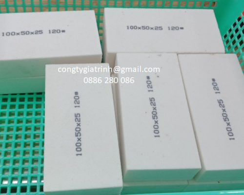 ĐÁ MÀI MÀU TRẮNG 100X50X25-WA120