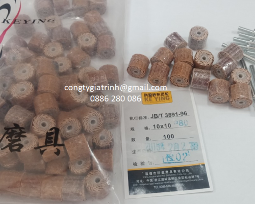 Nhám xếp 10x10x3 #80