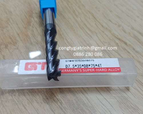 Dao phay Inox D7.5X35XD8X75X4T