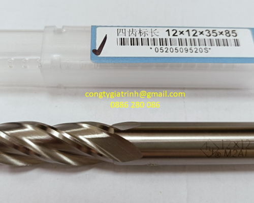 Dao phay thép gió D12X35XD12X85X4T