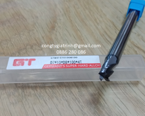 Dao phay Inox D7X10XD8X100X4T