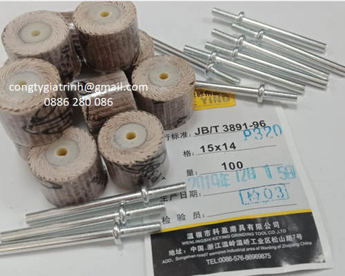 Nhám xếp 15x14x3 #320