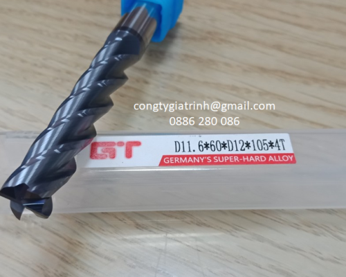 Dao phay Inox D11.6X60XD12X105X4T
