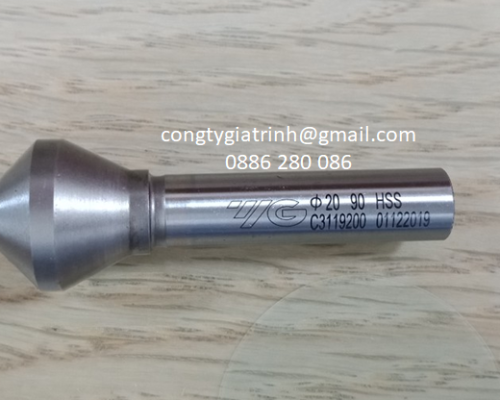 DAO PHAY VÁT MÉP 1 ME HSS -Ø20xØ10x65-90º YG