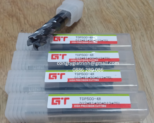 Dao phay inox D12R1X30X75X4T