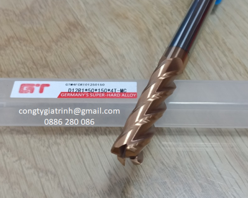 Dao phay inox D12R1X50X150X4T-MC