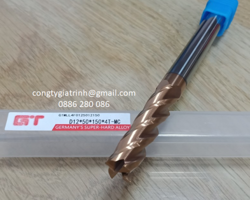 Dao phay inox D12X50X150X4T-MC