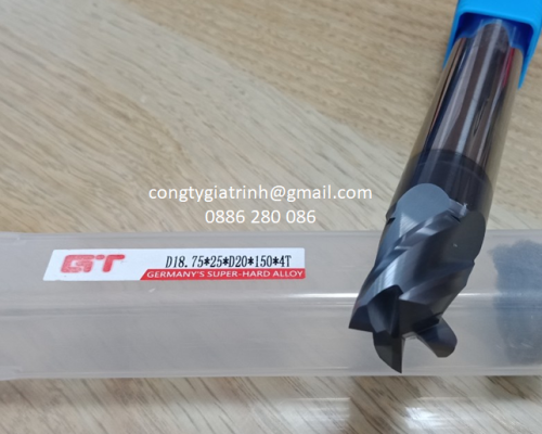 Dao phay inox D18.75X25X150XD20X4T
