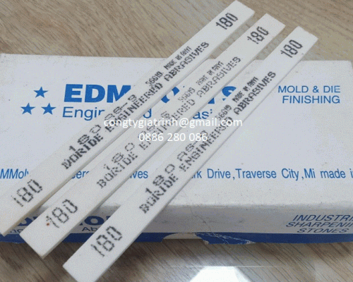 ĐÁ MÀI DẦU EDM 3X12X150#180 - MÀU TRẮNG