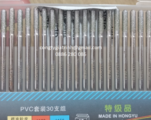 BỘ MŨI MÀI KIM CƯƠNG 30C
