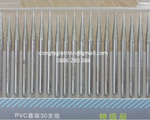 BỘ MŨI MÀI KIM CƯƠNG 30P