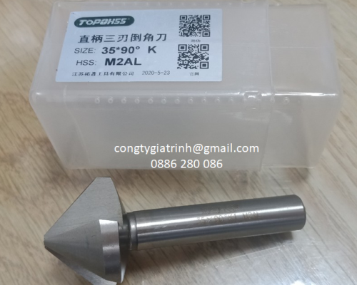 DAO PHAY VÁT MÉP 3 ME HSS -35X90º TOPO