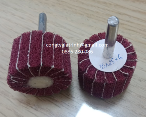 NỈ KẸP NHÁM HÌNH TRỤ SỌC ĐỎ 35X25X6