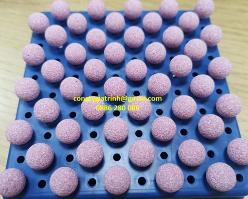 Bộ đá cây tròn 3X12 Màu hồng