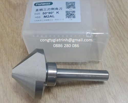 DAO PHAY VÁT MÉP 3 ME HSS -50X90º TOPO