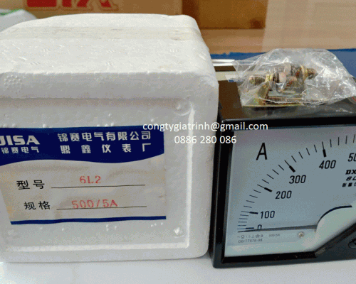 ĐỒNG HỒ AMPE KẾ 6L2 500/5A