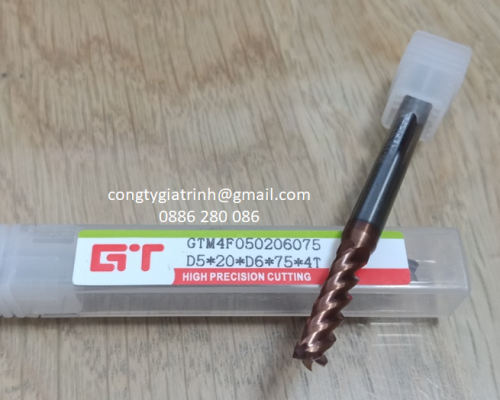 Dao phay Inox D5X20XD6X75X4T