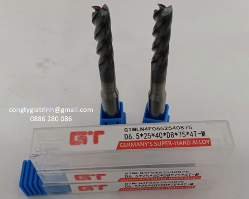 Dao phay Inox D6.5X25X40XD8X75X4T
