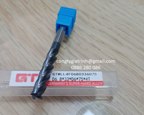 Dao phay Inox D6.8X33XD6X75X4T