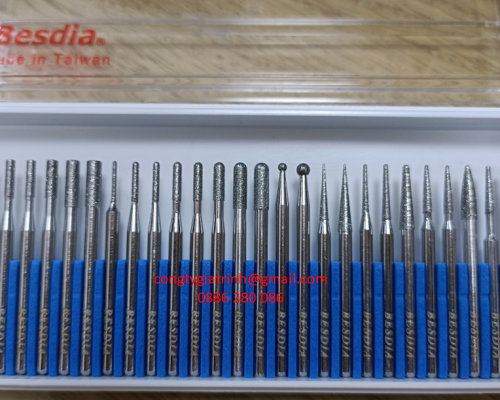 Bộ mũi mài kim cương BMAS-30 tổ hợp