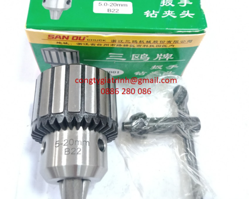 ĐẦU KẸP MŨI KHOAN B22-5-20mm