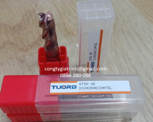 Dao phay TR55 D10X25X75X4T