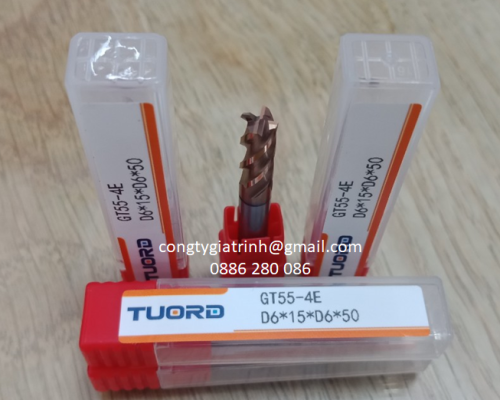 Dao phay TR55 D6X15X50X4T