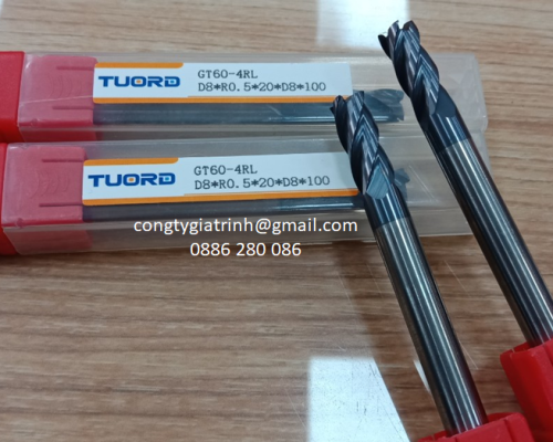 Dao phay GT60 D8R0.5X20X100X4T