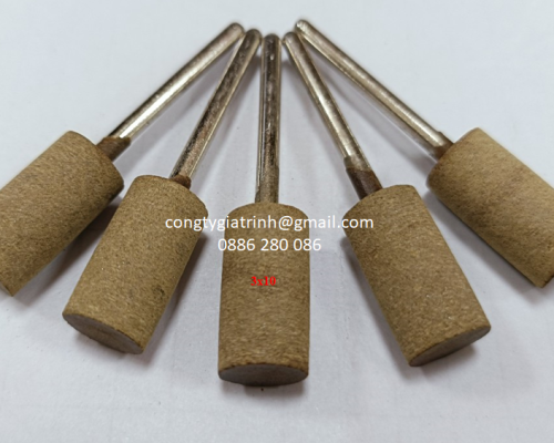 Đầu mài da bò trụ 3x10