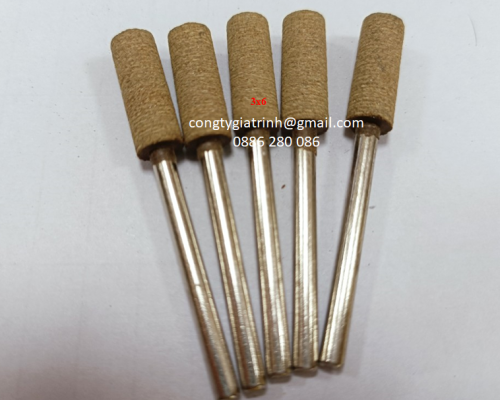 Đầu mài da bò trụ 3x6