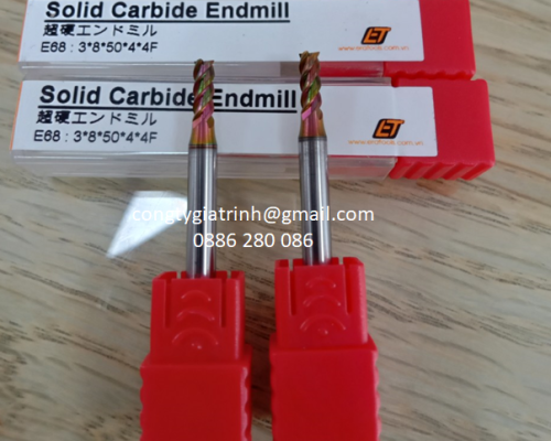 Dao phay E68 góc cắt 45⁰ - D3X8X50XD4X4T