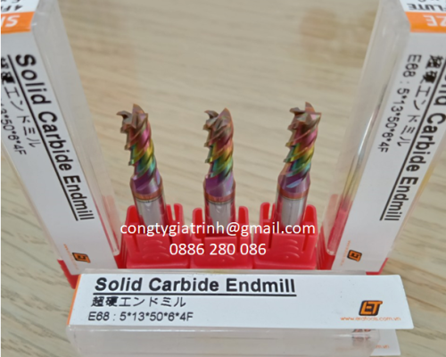 Dao phay E68 góc cắt 45⁰- D5X13X50XD6X4T