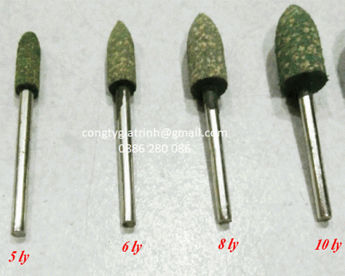 ĐẦU MÀI CAO SU HẠT NHỌN