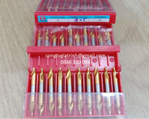 Khoan tâm vàng JW M2x5x60⁰