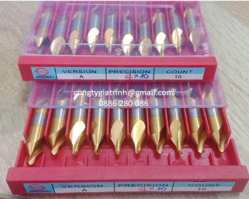 Khoan tâm vàng JW M4x10x60⁰
