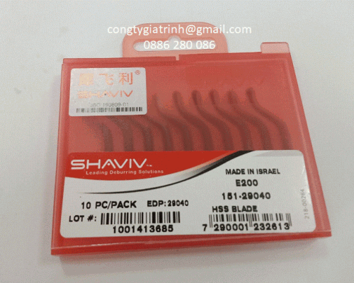 LƯỠI DAO CẠO BAVIA E200 SHAVIV