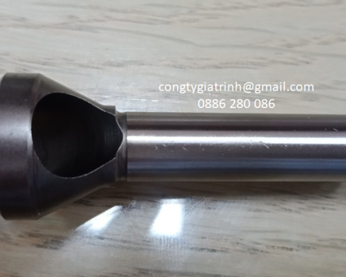 DAO PHAY VÁT MÉP CÓ LỖ HSS-Ø20xØ10x65-90º YG