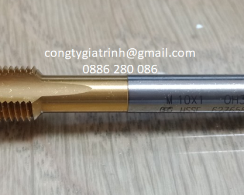 MŨI TARO THẲNG VÀNG OH3-EX-SUS-POT-M10X1.0-Y