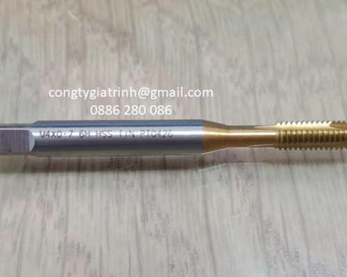 TARO THẲNG VÀNG HSS M4x0.7_TESKA