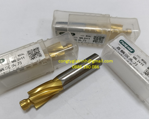 Dao phay bật TOPO Tin M6 (6.2x11)