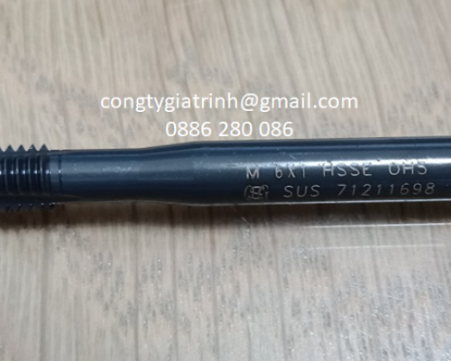 MŨI TARO THẲNG ĐEN OH5-EX-SUS-POT-M6X1.0