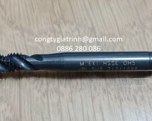 MŨI TARO XOẮN ĐEN OH5-EX-SUS-SFT-M6X1.0