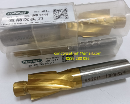 Dao phay bật TOPO Tin M8 (8.2x14)