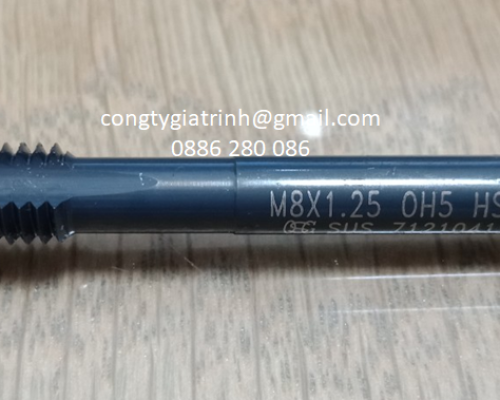 MŨI TARO THẲNG ĐEN OH5-EX-SUS-POT-M8X1.25