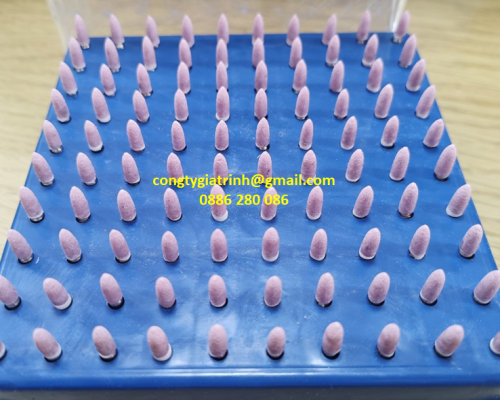 Bộ đá cây nhọn 3X3 Màu hồng
