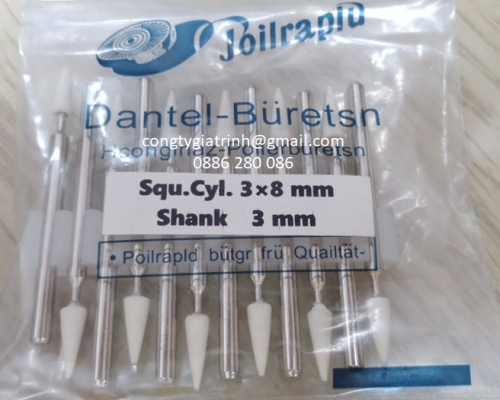 Nỉ trắng nhọn ∆ ø3x3 Joilraplu