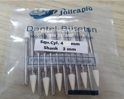 Nỉ trắng nhọn ∆ ø4x3 Joilraplu