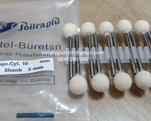 Nỉ trắng đầu tròn ø10 cán 3 Joilraplu